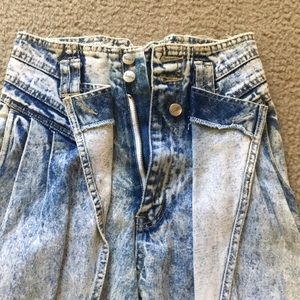 VINTAGE TRAFFIC 80's acid wash parachute pants